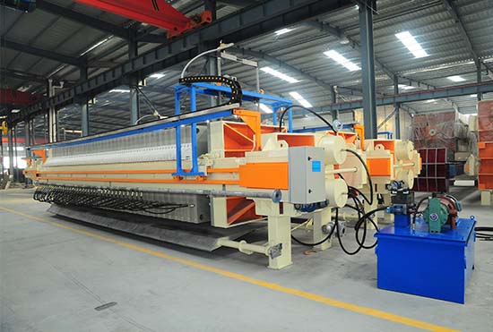 隔膜壓濾機的裝置注意事項(圖1) 隔膜壓濾機的裝置注意事項(圖1)